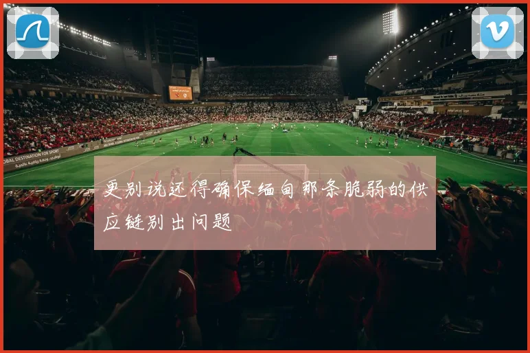 更别说还得确保缅甸那条脆弱的供应链别出问题