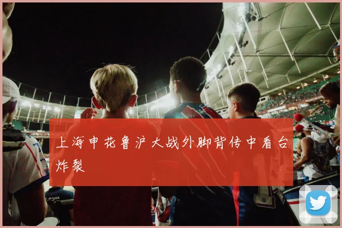 上海申花鲁沪大战外脚背传中看台炸裂